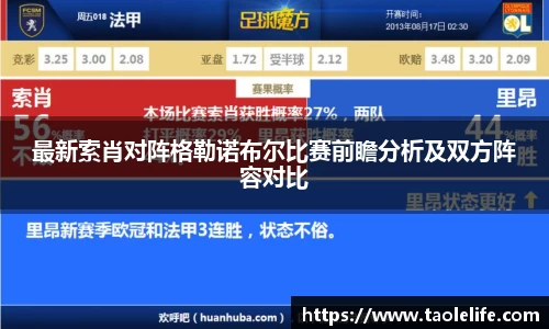 最新索肖对阵格勒诺布尔比赛前瞻分析及双方阵容对比